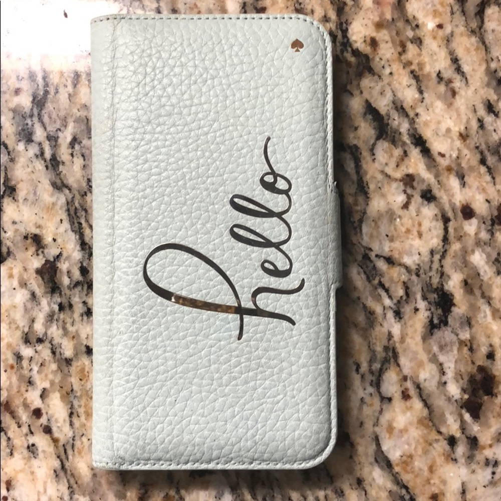 Kate Spade Cobbled Leather iPhone case